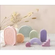 Moule pour bougie - 2 formes - Graine créative - Line Art x1