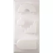 Moule pour bougie - 4 formes - Graine créative - Géométrique x1