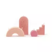 Moule pour bougie - 4 formes - Graine créative - Géométrique x1