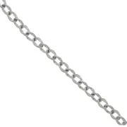 Chaîne maille fantaisie 7.1 mm - Acier inoxydable 304 x99cm