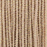 Bobine de fil Bliss Elastico fabrication italienne 1 mm - Sable - Doré x30m