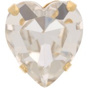 Cristal serti Aurora Coeur A4831 Antique Heart 15.5x14 mm - Doré - Crystal x1