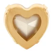 Cristal serti Aurora Coeur A4831 Antique Heart 15.5x14 mm - Doré - Crystal x1