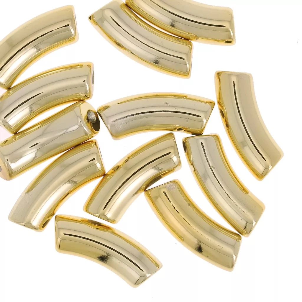 Lot De 40 Perles Intercalaires En Acrylique 7x5 Mm - Pour Création De Bijoux - Neuf