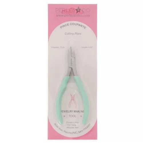 Pince coupante 11 cm by Perles&Co - Mint pailleté x1