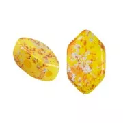 Perles en verre Paros® par Puca® 7x4 mm - Jonquil Opal Tweedy x10g