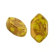 Perles en verre Paros® par Puca® 7x4 mm - Jonquil Opal Bronze x10g