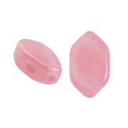 Perles en verre Paros® par Puca® 7x4 mm - Light Rose Opal x10g