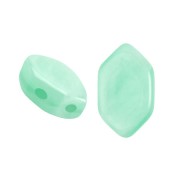 Perles en verre Paros® par Puca® 7x4 mm - Green Aqua Opal x10g