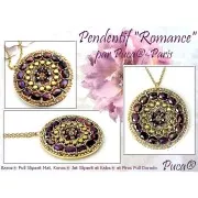 Perles en verre Baros® par Puca® 6x5 mm - Full Sliperit Mat x10g