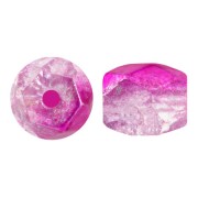Perles en verre Baros® par Puca® 6x5 mm - Ice Slushy Strawberry x10g|raw }}