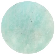 Cabochon rond 14 mm en pierre gemme - Amazonite x1|raw }}