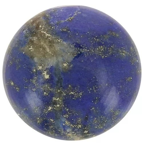 Cabochon rond 14 mm en pierre gemme - Lapis lazuli x1