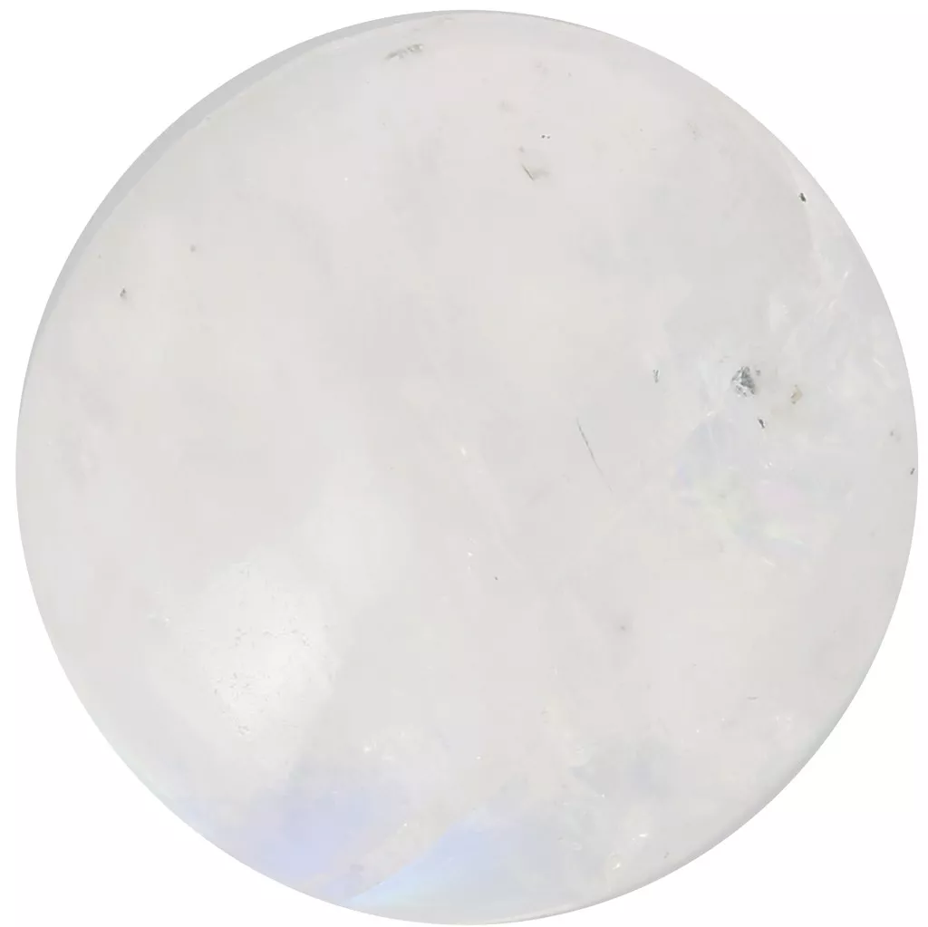 Cabochon Pierre De Lune Arc-en-ciel - Rond 20mm - Neuf