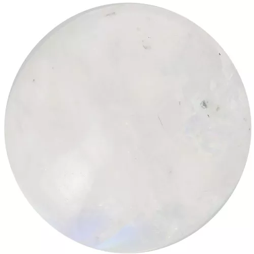 Cabochon Pierre De Lune Arc-en-ciel Rond 20mm - Neuf, Pour Bijoux DIY, EAN Fourni