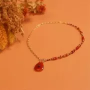 Pendentif poire 30x20 mm en pierre gemme - Labradorite x1