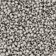 Perles rocailles Preciosa  11/0 2 mm - Gris Foncé Métallique x20g