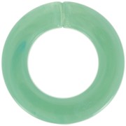 Maillon rond plat en acrylique 31.5 mm - Marbré Vert d'eau x1|raw }}