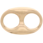 Intercalaire grain de café 22x14.5 mm - Doré x1|raw }}