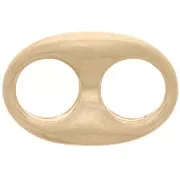 Intercalaire grain de café 22x14.5 mm - Doré mat x1