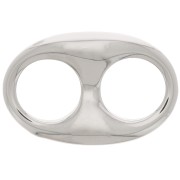 Intercalaire grain de café 22x14.5 mm - Rhodié x1