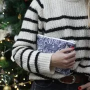 Pochette Oiseaux et fleurs - Exclusivité Perles & Co x1