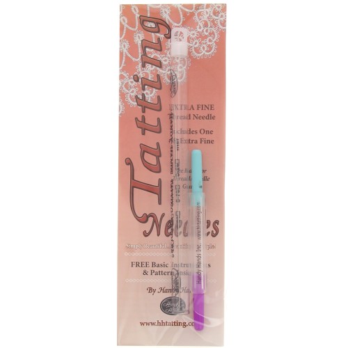 Aiguille Tatting needles - dentelle frivolité - Taille 8 - Extra Fine x1