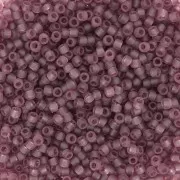 Rocaille Toho 15/0 TO15R6BF - Transparent Medium Amethyst Frosted x8g