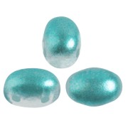 Perles en verre Samos® par Puca® 7x5 mm - Ice Slushy Blue Curacao x10g|raw }}