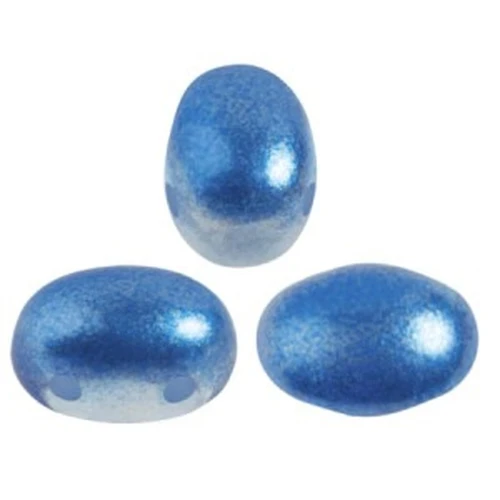 Perles en verre Samos® par Puca® 7x5 mm - Ice Slushy Blue Raspberry x10g