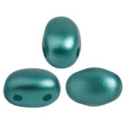 Perles en verre Samos® par Puca® 7x5 mm - Pastel Emerald x10g
