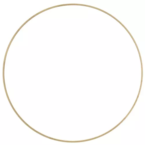 Anneau de montage et de tissage rond 80 mm - Laiton brut x1