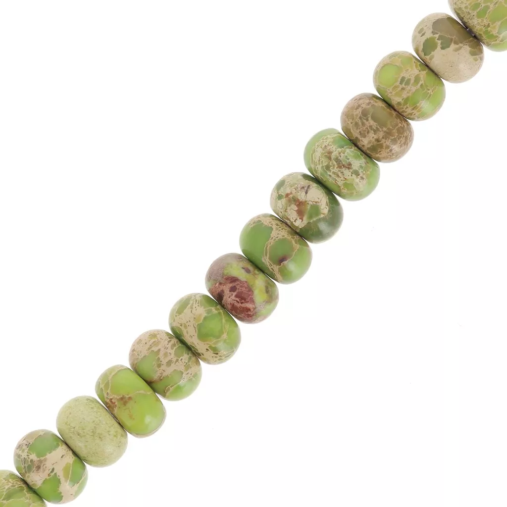 Collier En Perles D'iolite Naturelle (saphir D'eau) - Rondelles 6-9mm - 197 Cts