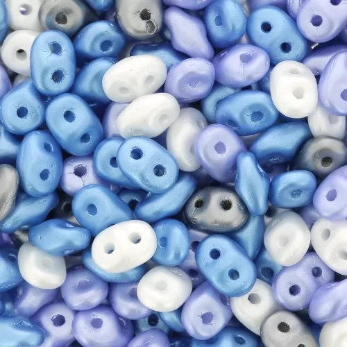 SuperDuo assortiment 2.5x5 mm - Little Boy Blue x10g