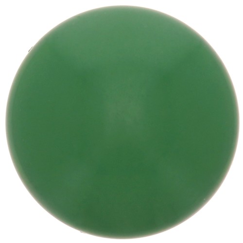 Cabochon rond en résine opaque 14 mm - Vert sapin x1