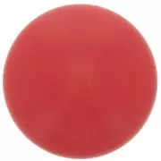 Cabochon rond en résine opaque 14 mm - Rouge x1