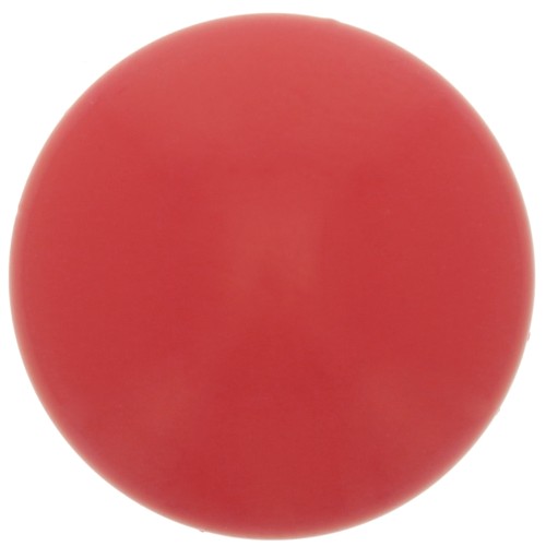 Cabochon rond en résine opaque 14 mm - Rouge x1