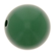 Perle en résine opaque 8 mm - Vert sapin x1