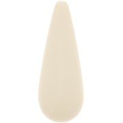 Perle poire en résine 40x16 mm - Beige x1