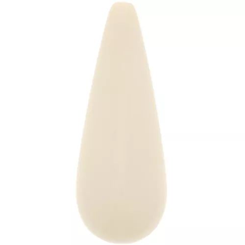 Perle poire en résine 40x16 mm - Beige x1