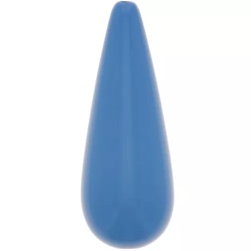 Perle poire en résine 40x16 mm - Bleu lapis x1