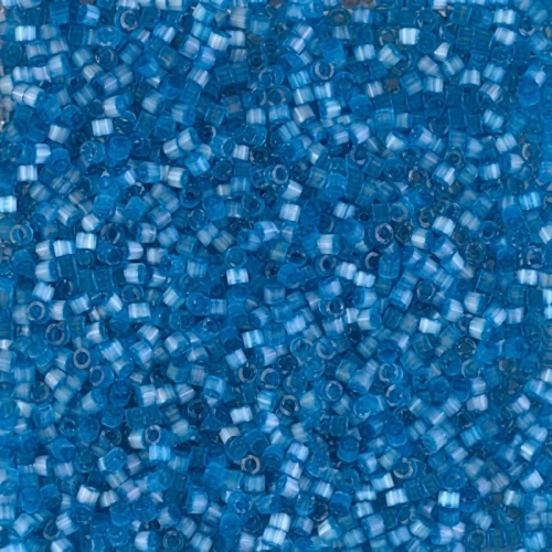 Miyuki Delica 11/0 DB1860 - Silk Inside Dyed Delphinium x8g