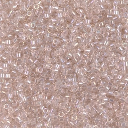 Miyuki Delica 11/0 DB1674 - Pearl Lined Light Transparent Pink AB x8g