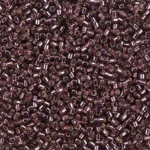 Miyuki Delica 11/0 DB1204 - Silver Lined Mauve x8g