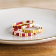 Miyuki Half Tila Beads 5x2.3x1.9mm HTL-471 - White Pearl AB x10g