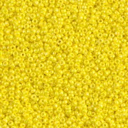 Rocaille Miyuki 15/0 0472 - Opaque Yellow AB x8g|raw }}