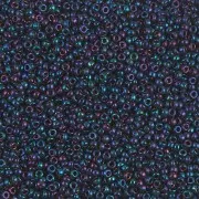 Rocaille Miyuki 15/0 0469 - Metallic Bronze Eggplant Iris x8g