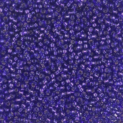 Rocaille Miyuki 11/0 1446 - Dyed Silverlined Red Violet x8g
