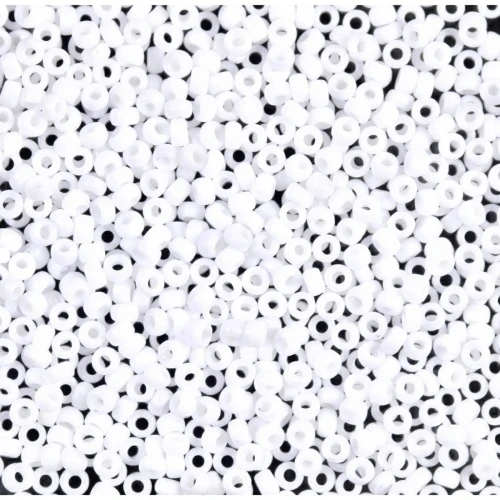 Rocaille Miyuki 11/0 402F - Opaque White Mat x8g