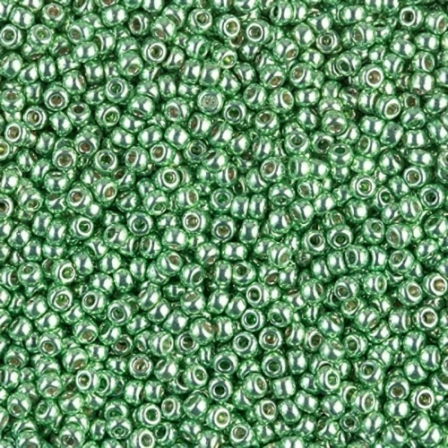 Rocaille Miyuki Duracoat 11/0 4214 - Galvanized Mint Green x8g